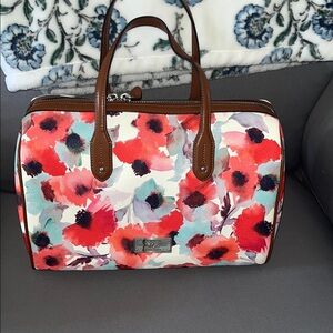 Floral Leather Satchel
Ralph lauren's